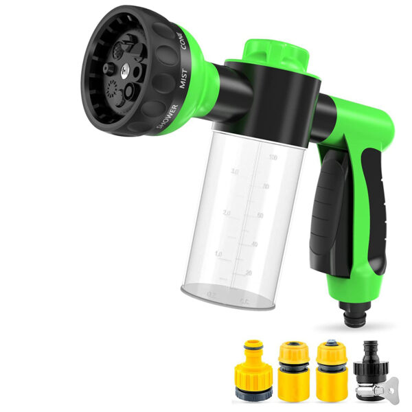 Pet Dog Wash Outdoor,  High-Pressure Pet Shower Sprayer Dog Shower Brush And Pet Grooming Comb For Watering Flowers, Car Washing, Pet Bathing - Image 8