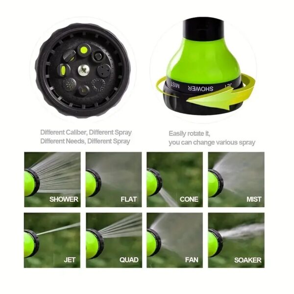 Pet Dog Wash Outdoor,  High-Pressure Pet Shower Sprayer Dog Shower Brush And Pet Grooming Comb For Watering Flowers, Car Washing, Pet Bathing - Image 10